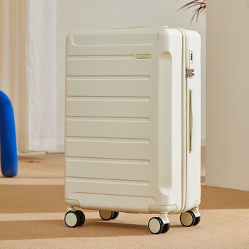 Uniszex poggyász oldalnyitású kivitel, ABS héj, elülső nyitás, csendes dupla kerekek, PU bélés