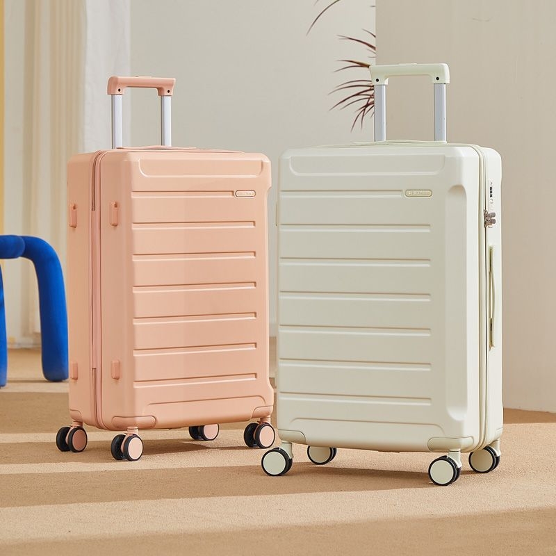 Uniszex poggyász oldalnyitású kivitel, ABS héj, elülső nyitás, csendes dupla kerekek, PU bélés