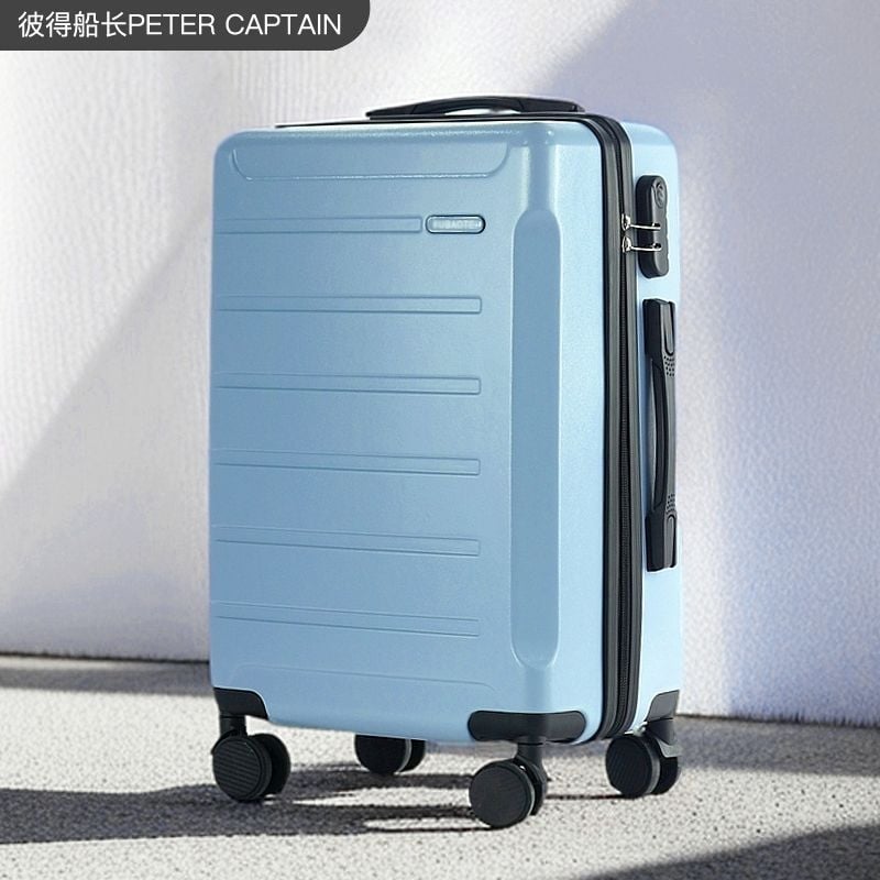 Uniszex poggyász oldalnyitású kivitel, ABS héj, elülső nyitás, csendes dupla kerekek, PU bélés