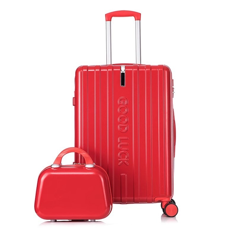 Könnyű poggyász nagy kapacitással, PVC, 3 kg, univerzális kerekek, cipzáras nyitás