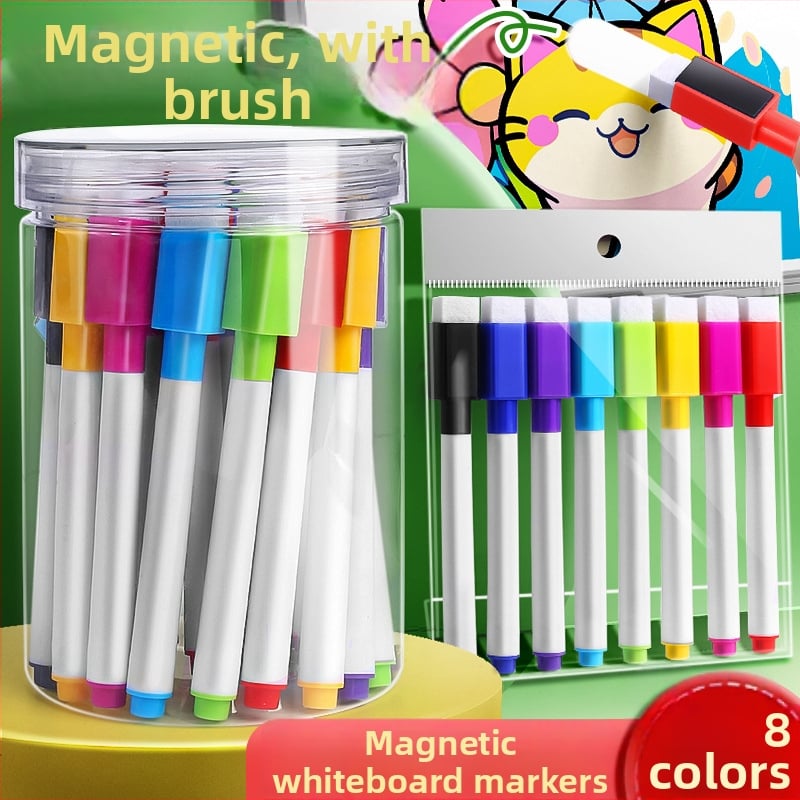 Liangzhi TZETBBB Детски изтриваем маркер за бяла дъска с водна основа, 0.2 мм, пластмасов корпус