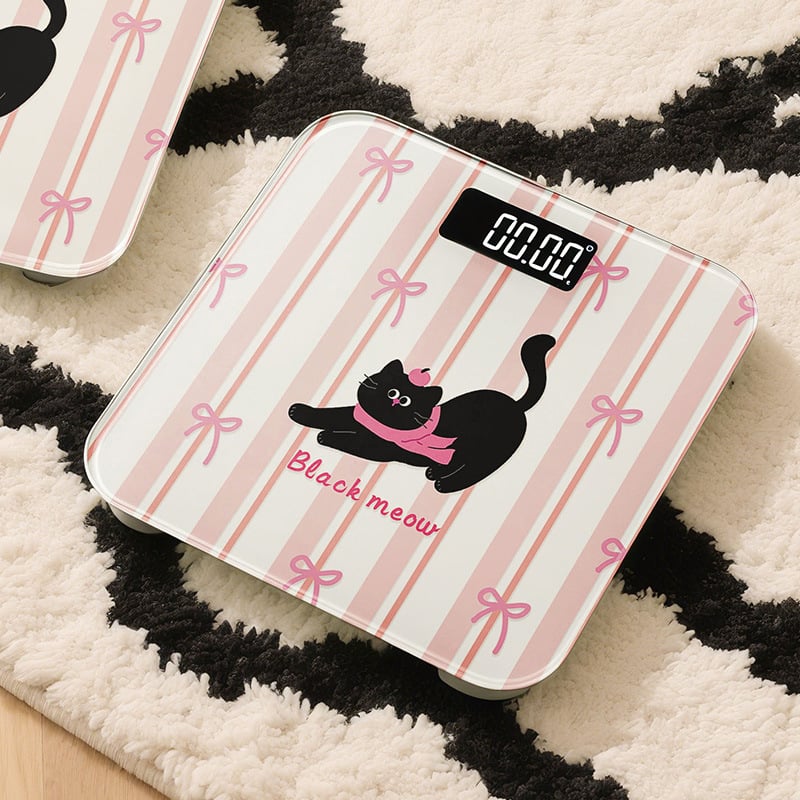 Електронна домашна везна за измерване на тегло и телесни мазнини, компактна, презареждаща се, умна