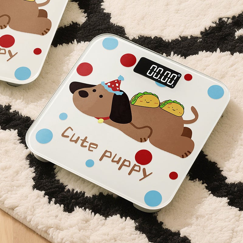 Електронна домашна везна за измерване на тегло и телесни мазнини, компактна, презареждаща се, умна