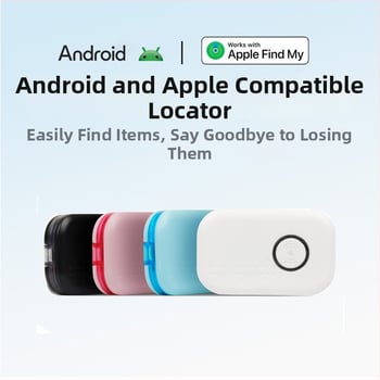 Android локатор против загуба с аларма за деца, възрастни и домашни любимци — Wi-Fi позициониране, обхват до 1000 м, батерия 220 мАч, тегло 10 г, съвместим с Android и iOS