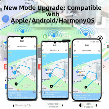 Android локатор против загуба с аларма за деца, възрастни и домашни любимци — Wi-Fi позициониране, обхват до 1000 м, батерия 220 мАч, тегло 10 г, съвместим с Android и iOS