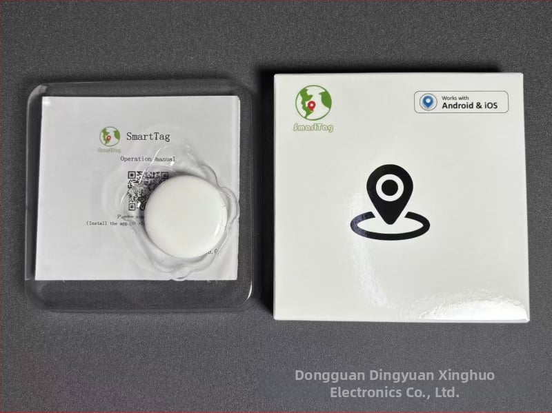 Android локатор против загуба с аларма за деца, възрастни и домашни любимци — Wi-Fi позициониране, обхват до 1000 м, батерия 220 мАч, тегло 10 г, съвместим с Android и iOS