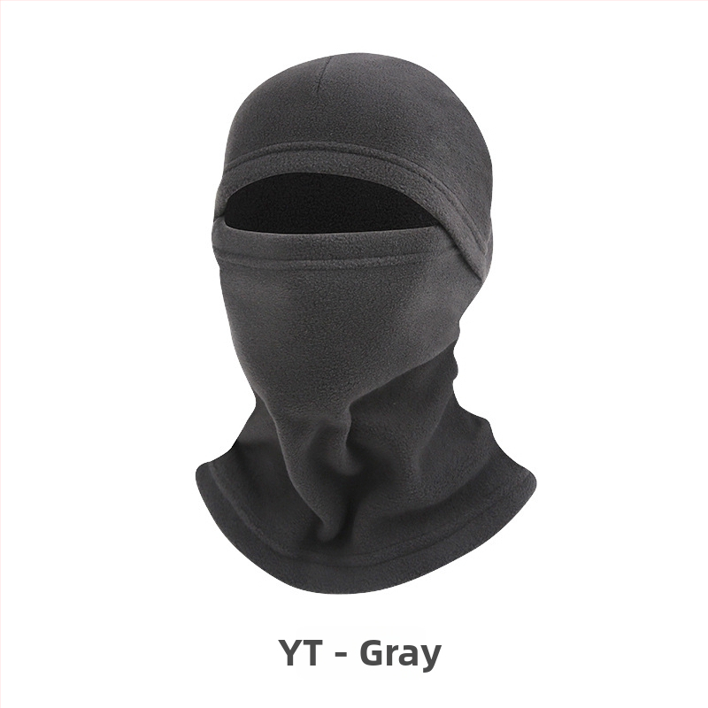 Cyklistická maska s integrovanou ochranou tváre a krku, polyester, značka AA, unisex