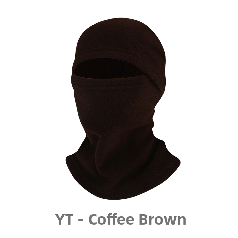 Cyklistická maska s integrovanou ochranou tváre a krku, polyester, značka AA, unisex