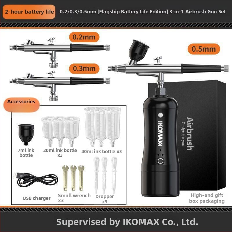 Cosmax ηλεκτρικό αερογραφικό στυλό με επαναφορτιζόμενη μπαταρία λιθίου, 8V, για χρωμάτισμα φιγούρων και μανικιούρ