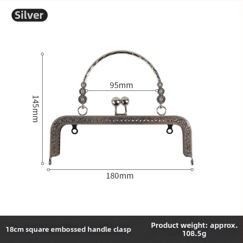 Yl kovové doplnky na tašky zo zinkovej zliatiny – geometrický vzor, odolné proti otrasom