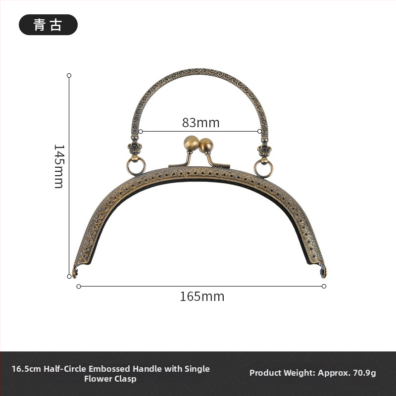 Yl kovové doplnky na tašky zo zinkovej zliatiny – geometrický vzor, odolné proti otrasom