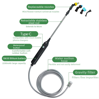 Поливна лейка/спрей-прибор, пластмасова, марка Personal Home, за градина