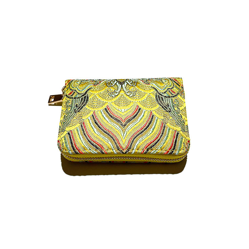 Šilko brokato monetų piniginė – Gyvūnų raštas, Naujasis nacionalinis stilius, Unisex, Chen Guoping