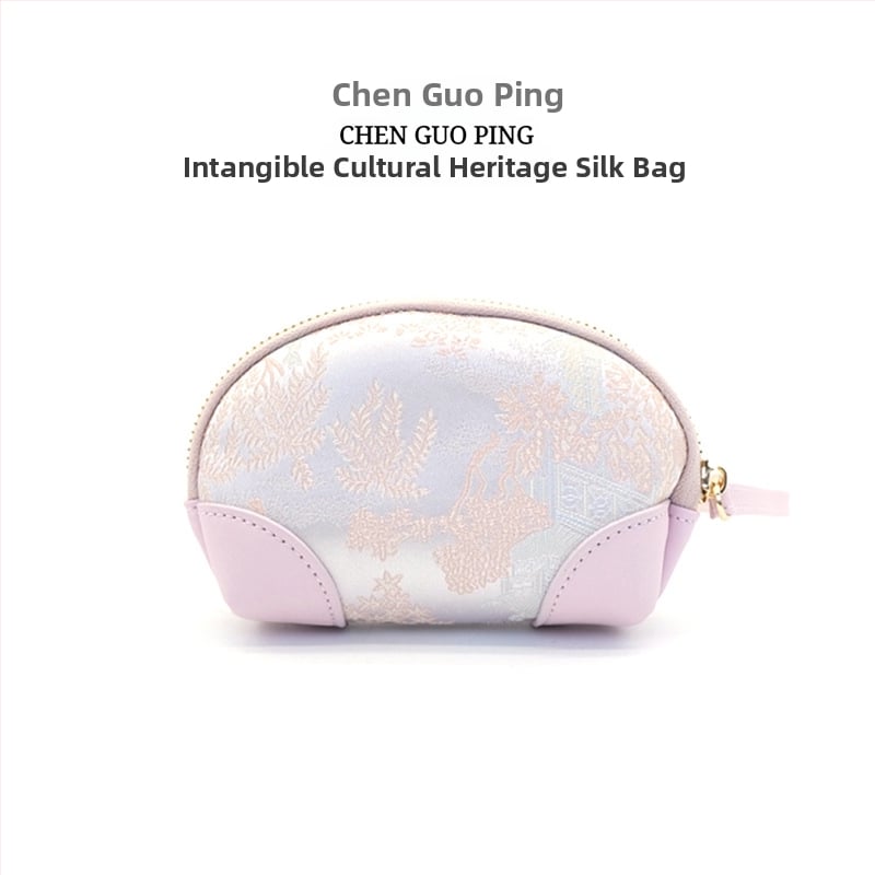 Šilko brokato monetų piniginė – Gyvūnų raštas, Naujasis nacionalinis stilius, Unisex, Chen Guoping