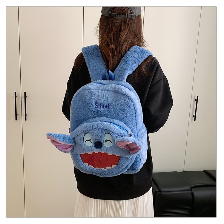 Karikatüüriline plüüš Usagi Chiikawa ristkott õpilastele, animatsioonimuster, kõver õla-rihm, polüestri vooder