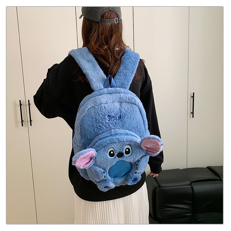 Karikatüüriline plüüš Usagi Chiikawa ristkott õpilastele, animatsioonimuster, kõver õla-rihm, polüestri vooder