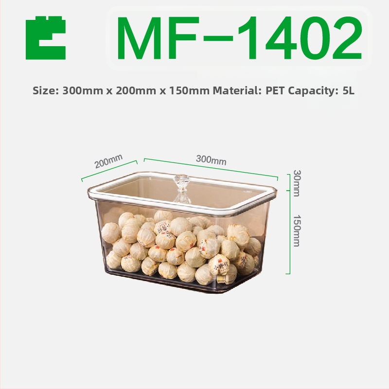 Κουτί αποθήκευσης με καπάκι (PET πλαστικό; ανθεκτικό στην υγρασία; προσαρμόσιμος; τυπωμένο λογότυπο)