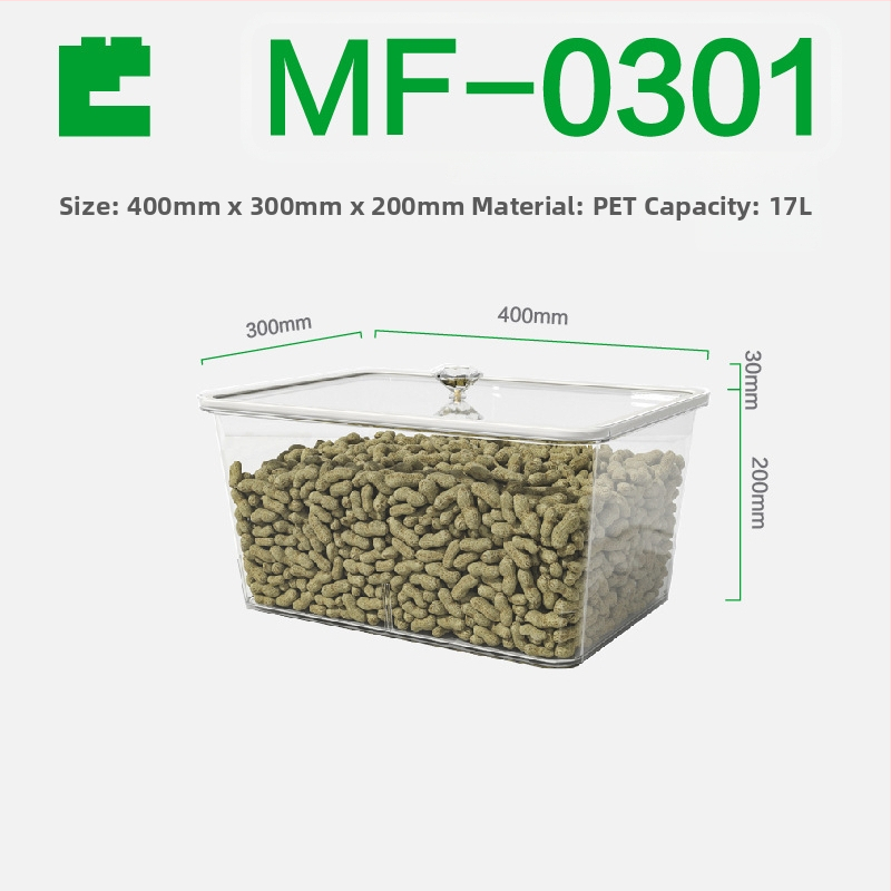 Κουτί αποθήκευσης με καπάκι (PET πλαστικό; ανθεκτικό στην υγρασία; προσαρμόσιμος; τυπωμένο λογότυπο)