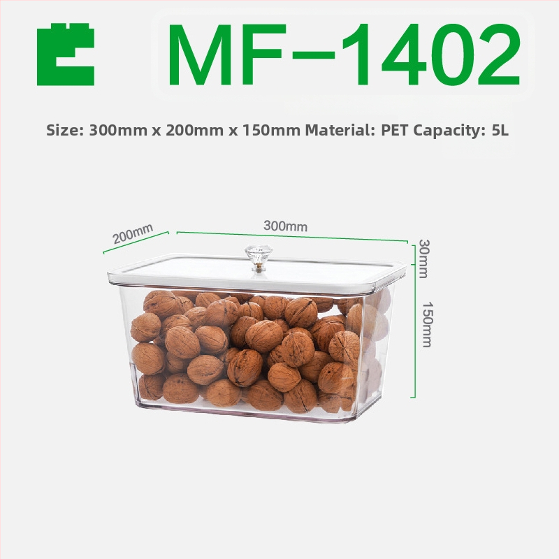 Κουτί αποθήκευσης με καπάκι (PET πλαστικό; ανθεκτικό στην υγρασία; προσαρμόσιμος; τυπωμένο λογότυπο)