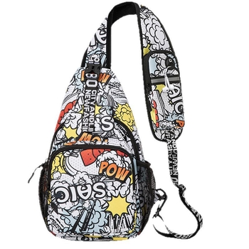 Vigoni férfi mellkas táska, Oxford anyag, utcai stílus, lélegző, vízálló, ultrakönnyű, antibakteriális, poliészter bélés