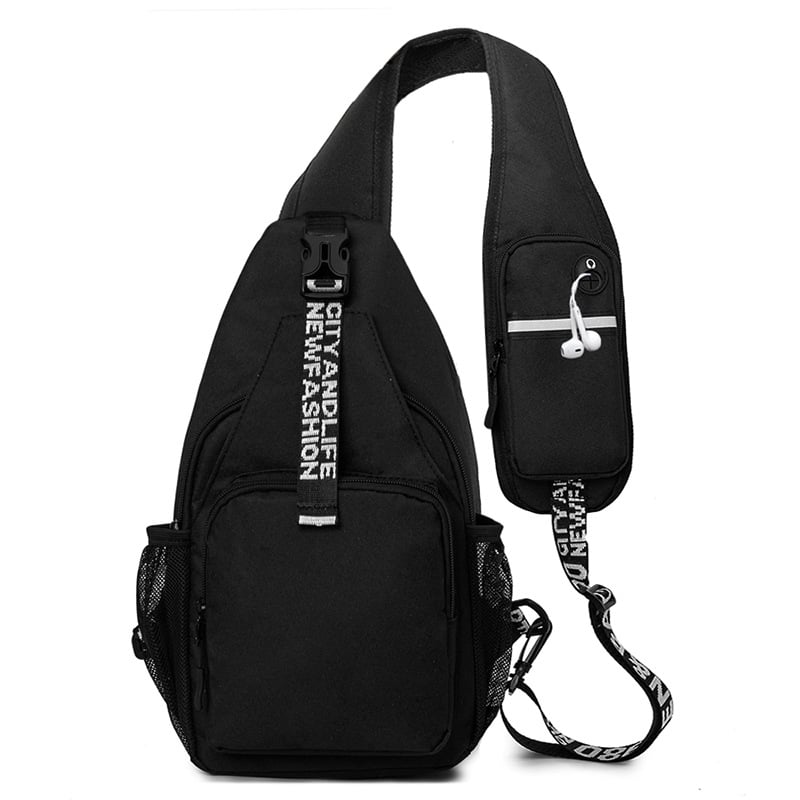 Vigoni férfi mellkas táska, Oxford anyag, utcai stílus, lélegző, vízálló, ultrakönnyű, antibakteriális, poliészter bélés