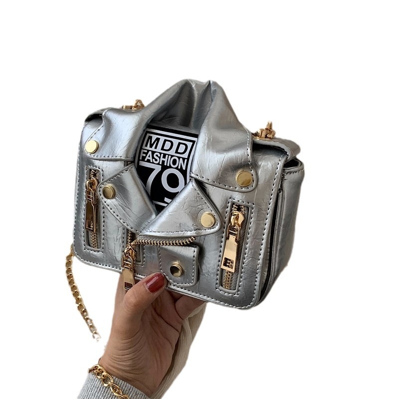 Naistele mõeldud kettkäekott, tänavustiil, PU materjal, horisontaalne ruudukujuline kuju, üks õlarihm