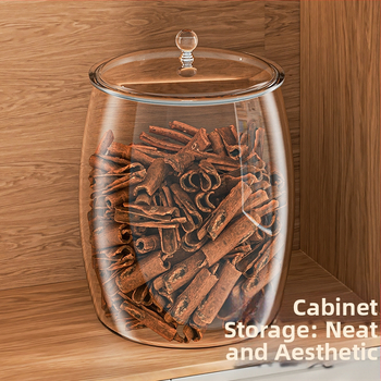 Recipient rotund din plastic sigilat pentru cereale și alimente uscate, de calitate alimentară, rezistent la umezeală, întărit, 5 L sau mai mult