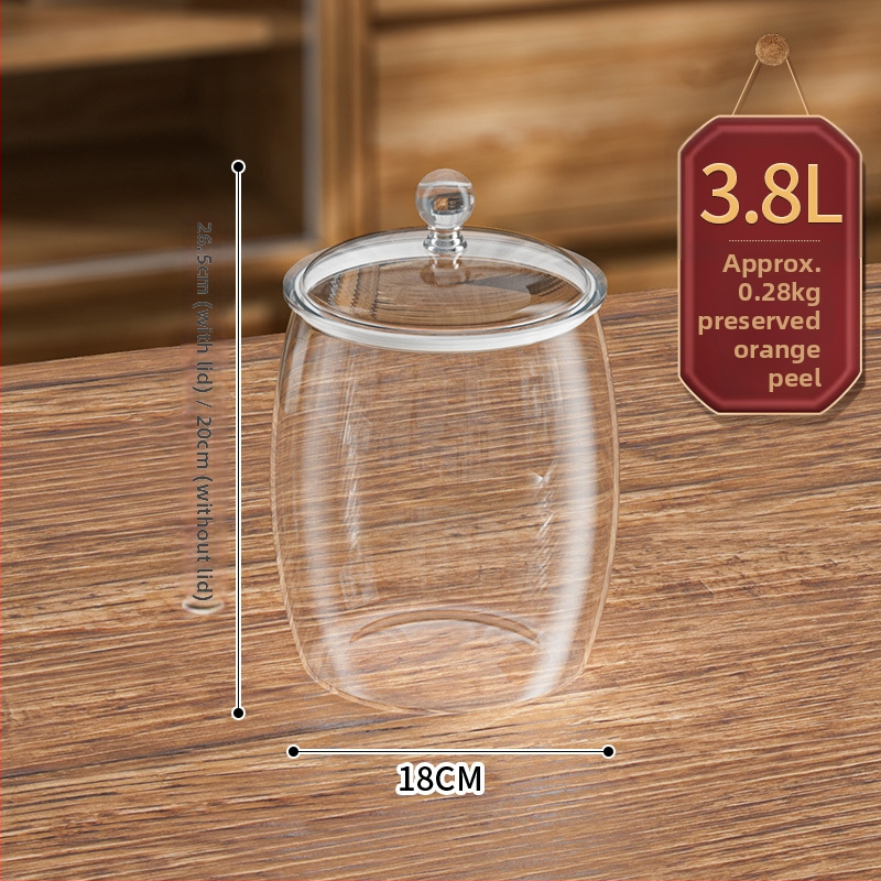 Recipient rotund din plastic sigilat pentru cereale și alimente uscate, de calitate alimentară, rezistent la umezeală, întărit, 5 L sau mai mult