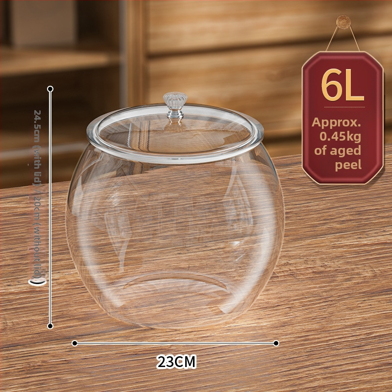 Recipient rotund din plastic sigilat pentru cereale și alimente uscate, de calitate alimentară, rezistent la umezeală, întărit, 5 L sau mai mult