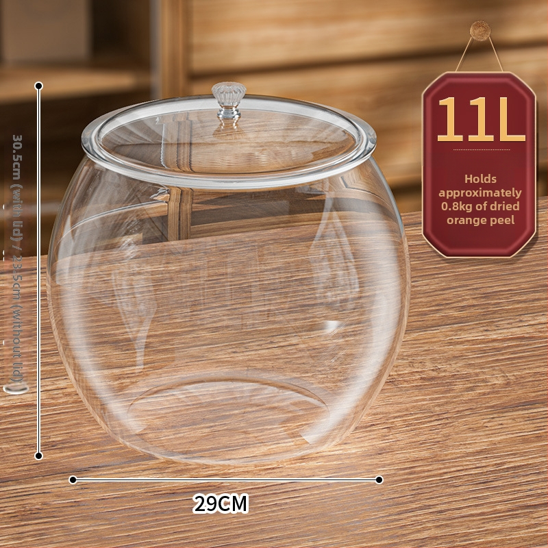 Recipient rotund din plastic sigilat pentru cereale și alimente uscate, de calitate alimentară, rezistent la umezeală, întărit, 5 L sau mai mult