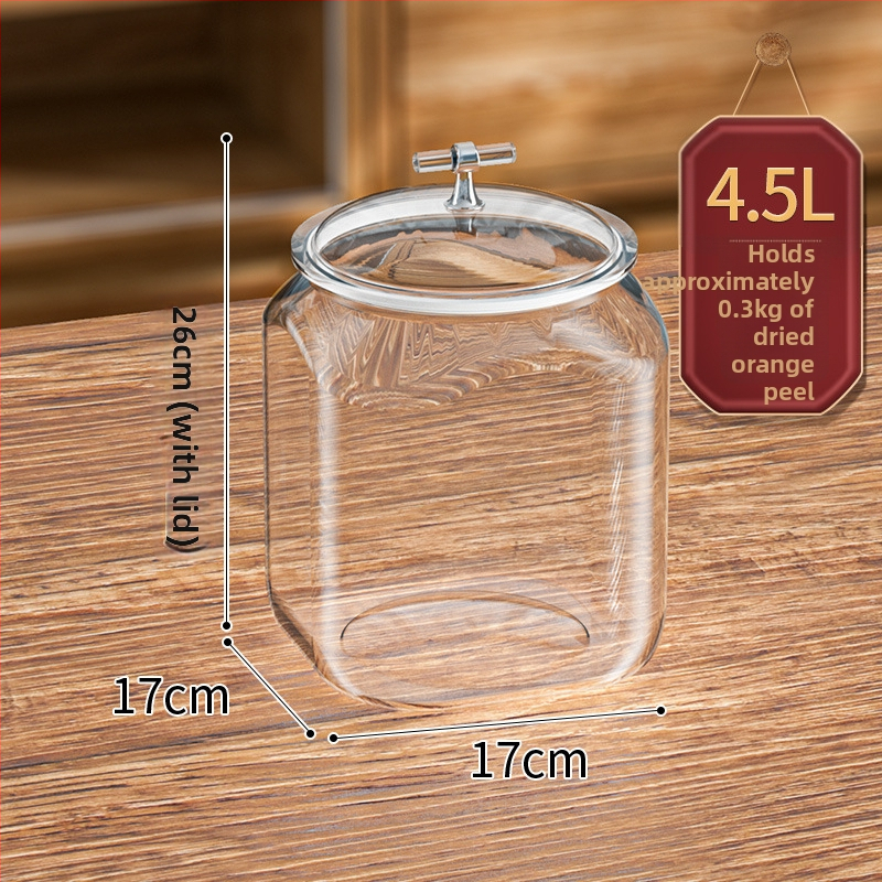 Recipient rotund din plastic sigilat pentru cereale și alimente uscate, de calitate alimentară, rezistent la umezeală, întărit, 5 L sau mai mult