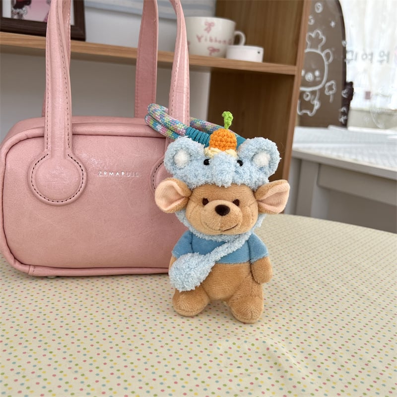 Plišani privjesak za ključeve s karikaturalnom lutkom