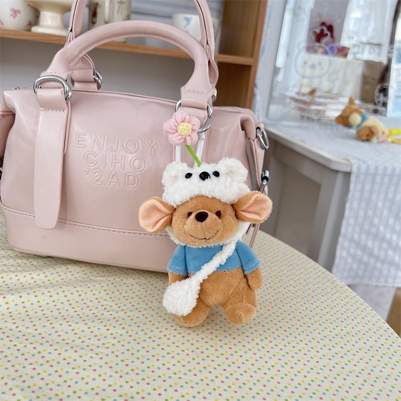 Plišani privjesak za ključeve s karikaturalnom lutkom