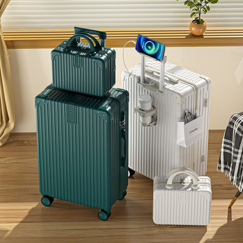 Uniszex ABS bőrönd univerzális kerekekkel, cipzárral nyíló, 2 kg súlyú, szabványos kombinációs zár a szabadidős utazásokhoz.