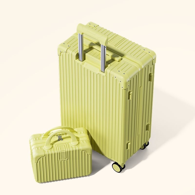 Uniszex ABS bőrönd univerzális kerekekkel, cipzárral nyíló, 2 kg súlyú, szabványos kombinációs zár a szabadidős utazásokhoz.