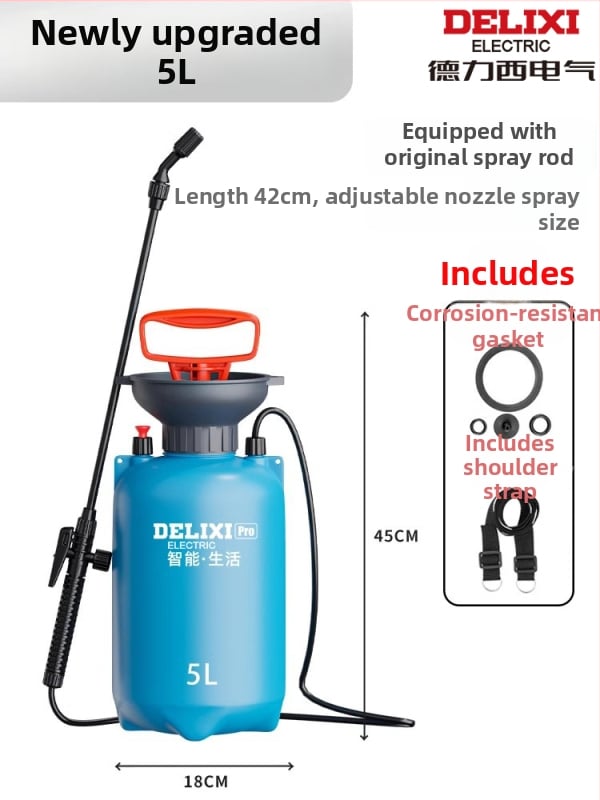 Пръскачка, пластмасов комплект от три части, код на продукта Dlx-pqw5