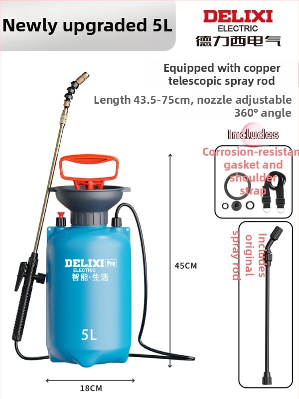 Пръскачка, пластмасов комплект от три части, код на продукта Dlx-pqw5