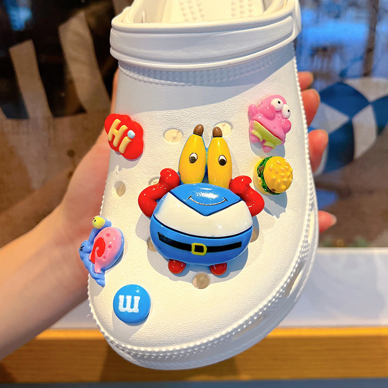 Accesorii Crocs - Decorațiuni cu flori din rășină pentru pantofi