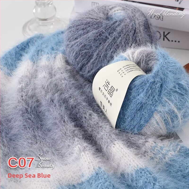 Μικτό νήμα μαλλιού, νήμα σε μπάλες, για ύφανση, Προέλευση: Κίνα