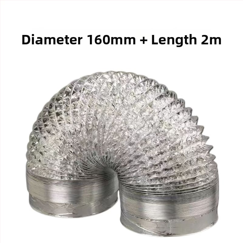 Кухненски тръбопровод за изпускане на въздуха от аспиратор – универсален, алуминиево фолио, дебелостен тръбопровод, изход за въздух (Модел: Other; Инсталация: консултация с обслужване на клиенти; Размери: консултация; Нетно тегло: консултация)