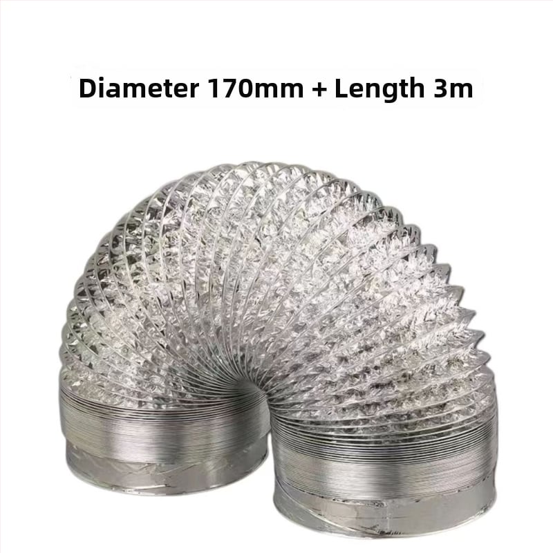 Кухненски тръбопровод за изпускане на въздуха от аспиратор – универсален, алуминиево фолио, дебелостен тръбопровод, изход за въздух (Модел: Other; Инсталация: консултация с обслужване на клиенти; Размери: консултация; Нетно тегло: консултация)