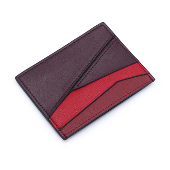 Odinis mini kortelių dėklas su kortelių kišenėmis, ID kišene ir monetų kišene — unisex, miesto minimalistinis stilius