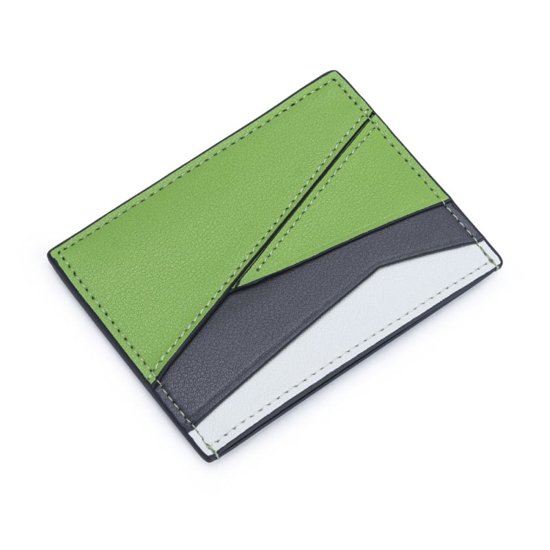 Odinis mini kortelių dėklas su kortelių kišenėmis, ID kišene ir monetų kišene — unisex, miesto minimalistinis stilius