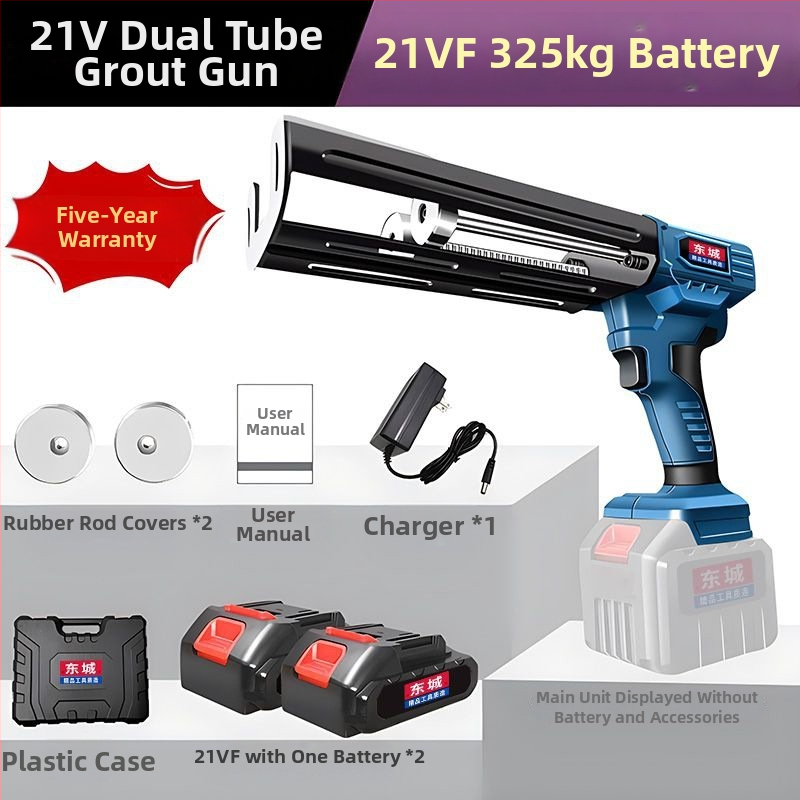 Pistol de etanșare a rosturilor pentru plăci, complet automat, cu baterie litiu, design cu două conducte