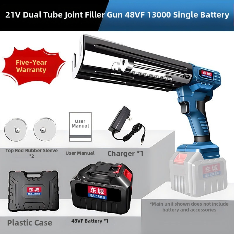 Pistol de etanșare a rosturilor pentru plăci, complet automat, cu baterie litiu, design cu două conducte