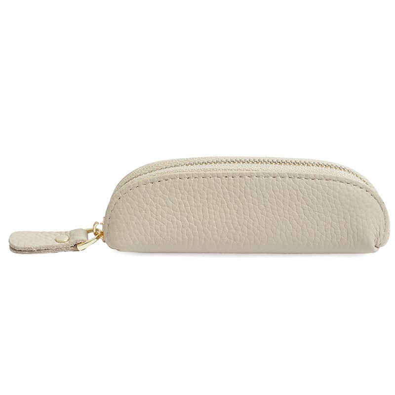 Maža monetų piniginė – tikra oda, universalus, vienos spalvos dizainas, poliesterio įdėklas, anti-vagystės stilius su šepetėlių efektu