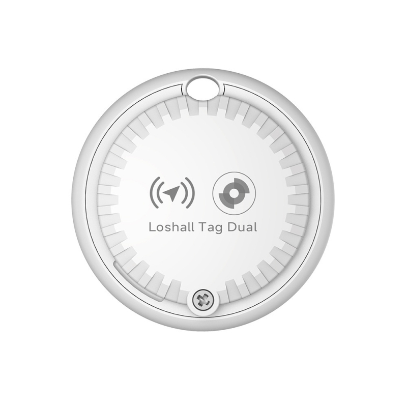 Локатор за проследяване на предмети за iOS и Android с двойна система, универсален локатор за изгубени вещи (батерия 220 мАч; безжична дистанция 20 м; тегло 7 g; материал PC)