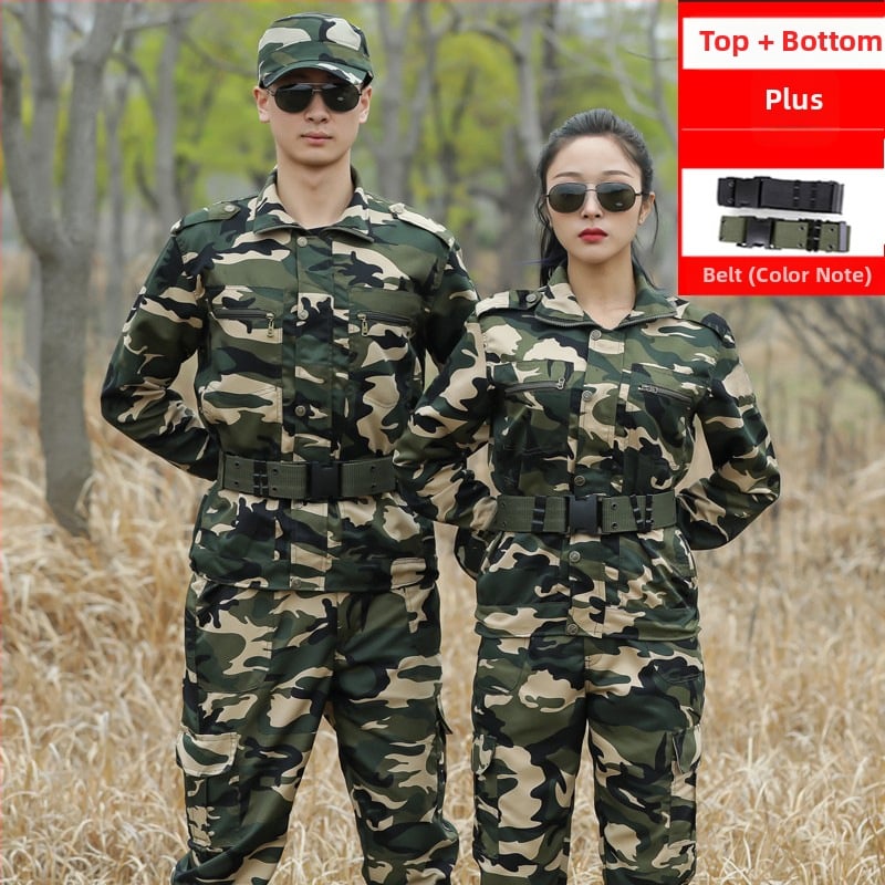 Камуфлажен тренировъчен комплект за момчета – есен, външно военно обучение, детска униформа с антирадиационна функция