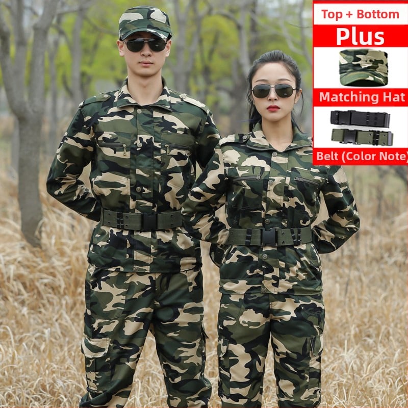Камуфлажен тренировъчен комплект за момчета – есен, външно военно обучение, детска униформа с антирадиационна функция