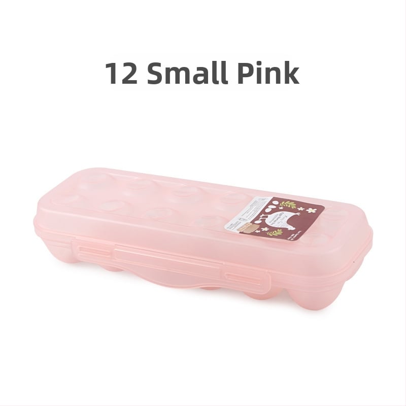 Cutie de depozitare a ouălor pentru camping cu sertar glisant – portabilă, menține prospețimea, etanșă, plastic alimentar